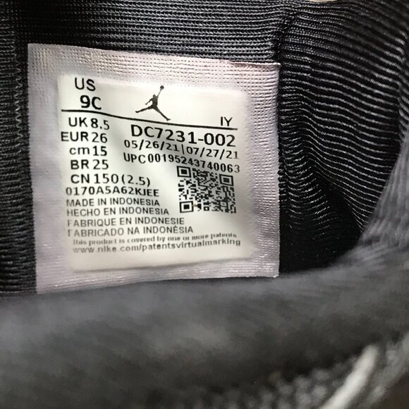 Nike Jordan Stay Loyal TD Triple Black Sneakers Unisex Toddler 9C DC7231-002 - Picture 7 of 11